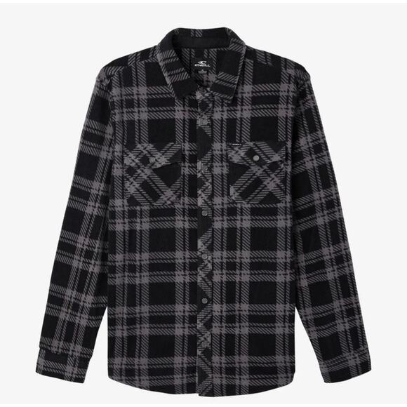 O'Neill Men's Glacier Plaid Superfleece Flannel Shirt - Picture 1 of 7